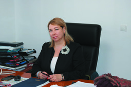 Екатерина Хомутова — начальник Медицинской службы ООО «Газпром добыча Астрахань»