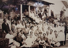 Коллектив санатория "Юг" 1950-е годы