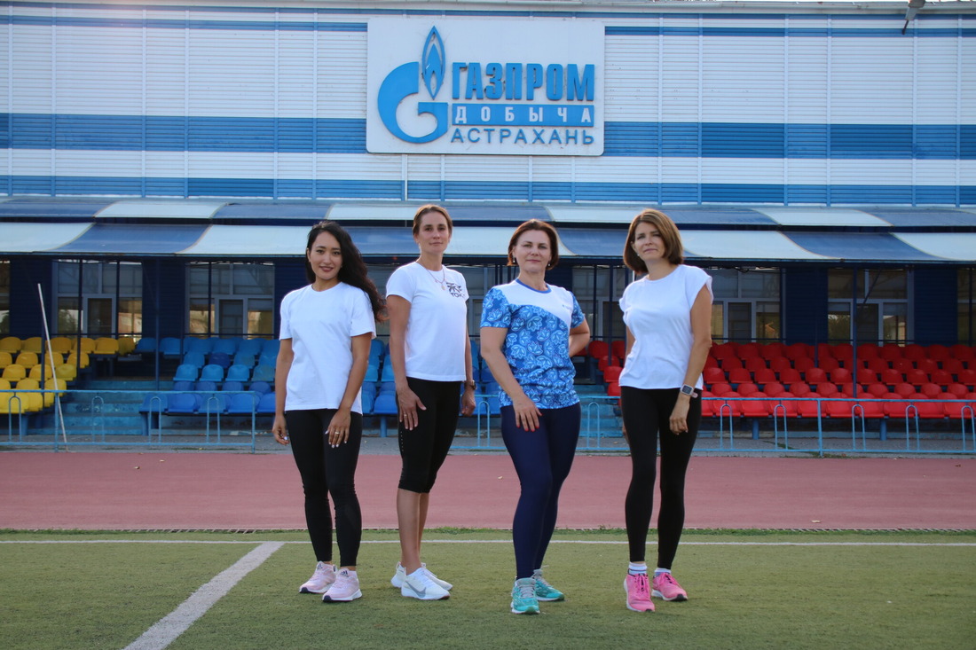 Женская команда ООО "Газпром добыча Астрахань" по легкой атлетике