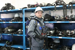 Эмиль Расмамбетов — командир отделения газоспасательного отряда ВЧ