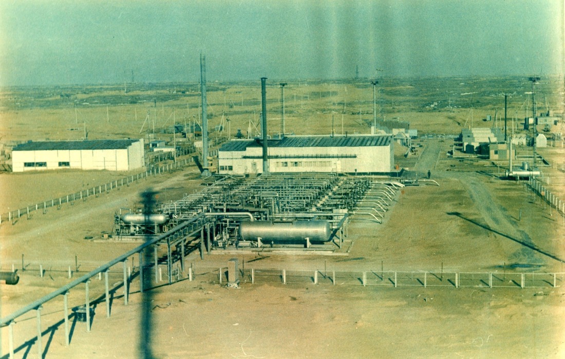 Установка предварительной подготовки газа-1, 1987 год