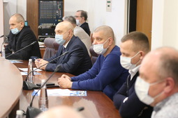 Участники совещания — представители компаний Группы Газпром
