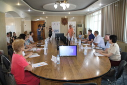 Церемония награждения проходила в министерстве социального развития и труда Астраханской области
