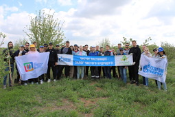 В субботнике приняли участие 1255 работников ООО «Газпром добыча Астрахань»