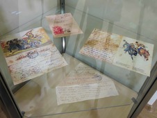 Открытки и письма в выставочной экспозиции