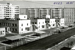 Строительство нового жилого микрорайона в г. Астрахани. 1985 г.