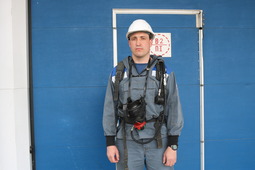 Андрей Девятьяров — командир отделения газоспасательного отряда ВЧ