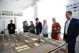 Посетили участники экскурсию в музей истории ООО "Газпром добыча Астрахань"