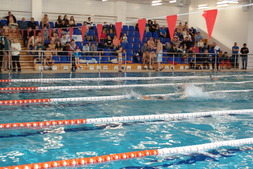 Соревнования по плаванию проходили в бассейне ДОЦ им. А.С. Пушкина